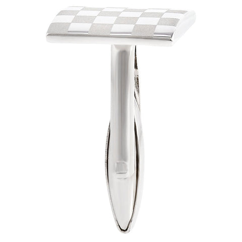 Men's Collection Classic Silver Square Cufflink