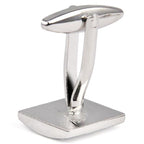 Men's Collection Classic Silver Square Cufflink