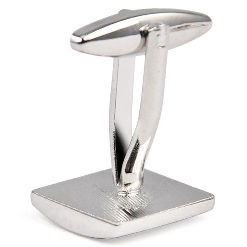 Men's Collection Classic Silver Square Cufflink