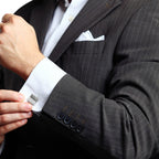 Men's Collection Classic Silver Square Cufflink