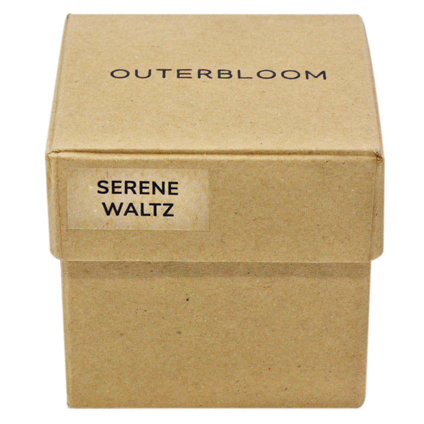 Outerbloom Candle Serene Waltz in Geometric Pot