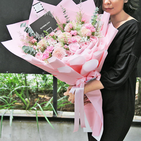 [Valentine] Pink Darling Bouquet