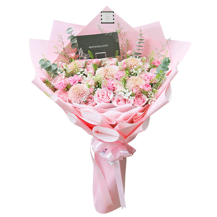 [Valentine] Pink Darling Bouquet