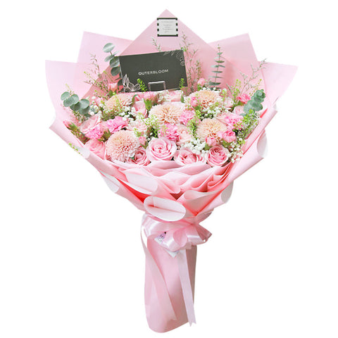 [Valentine] Pink Darling Bouquet
