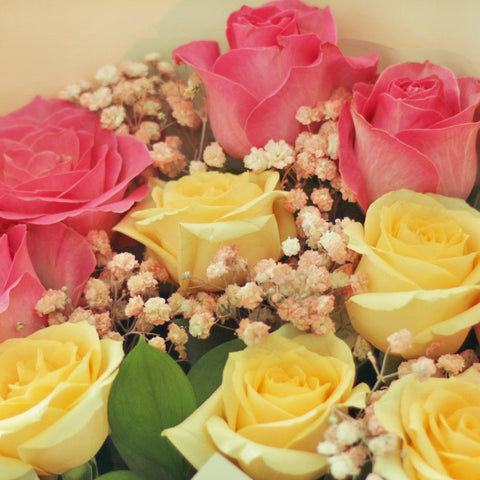 Rosy Sunshine Bouquet