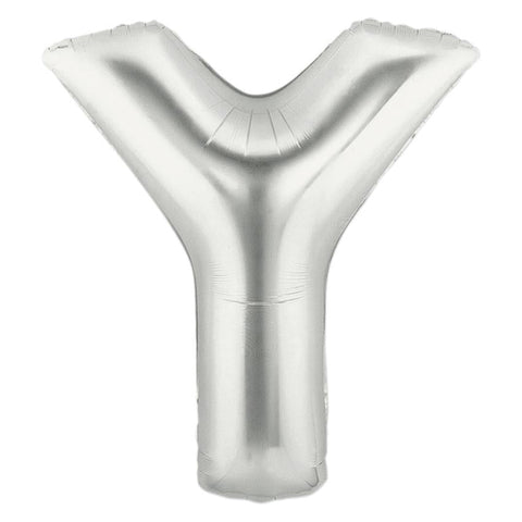 Silver Alphabet Foil Balloon A-Z