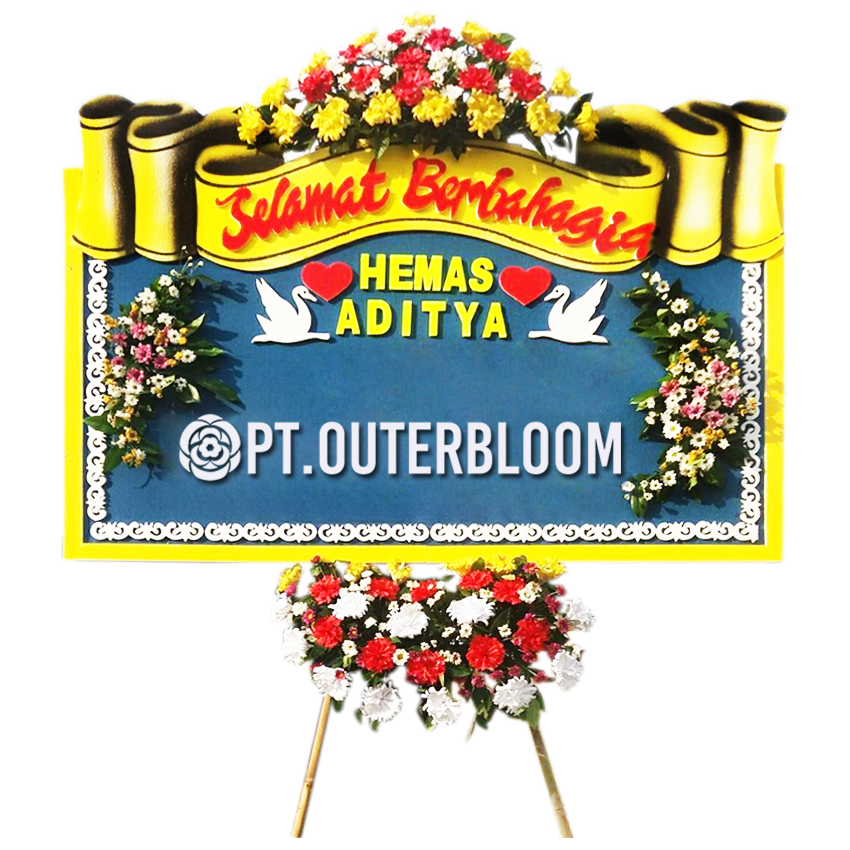 AIA PAPAN BUNGA WEDDING L1 007