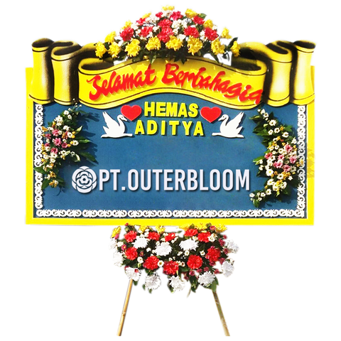 AIA PAPAN BUNGA WEDDING L1 007