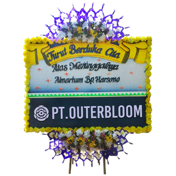 AIA PAPAN BUNGA CONDOLENCES L1 012